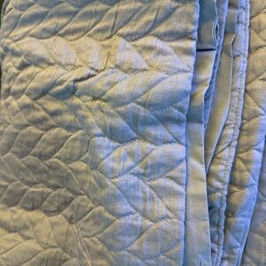 West Elm gray Quilted Bedding